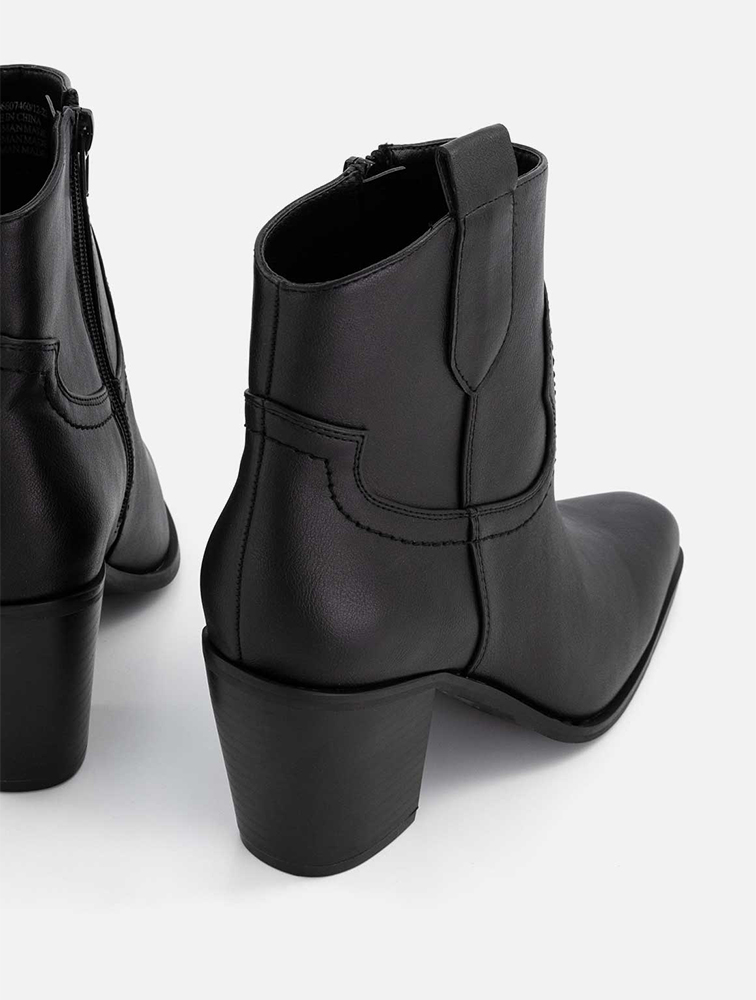 woolworths black ankle boots
